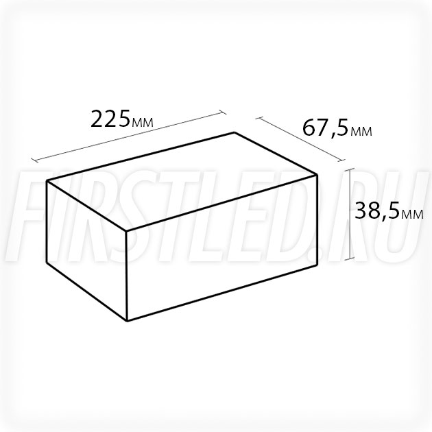 Блок питания 240W — 12V, 20A, PFC (IP67, Металл-UH)