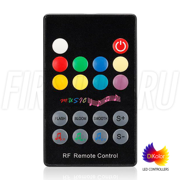 Пульт для музыкального светодиодного контроллера DiKolor MUSIC RGB