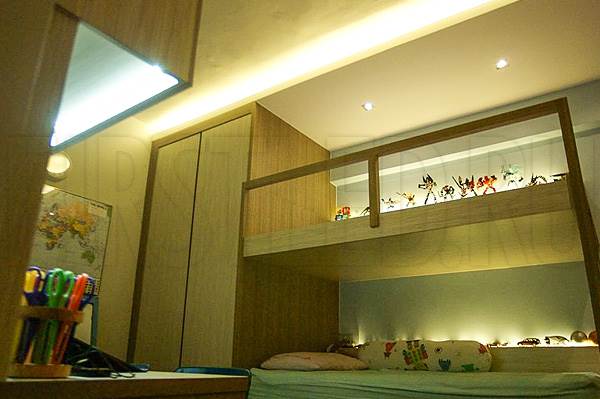 Светодиодная подсветка потолка и потолочных ниш в детской комнате