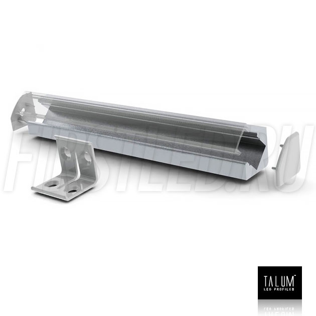 Угловой алюминиевый профиль TALUM C18.18 для подсветки