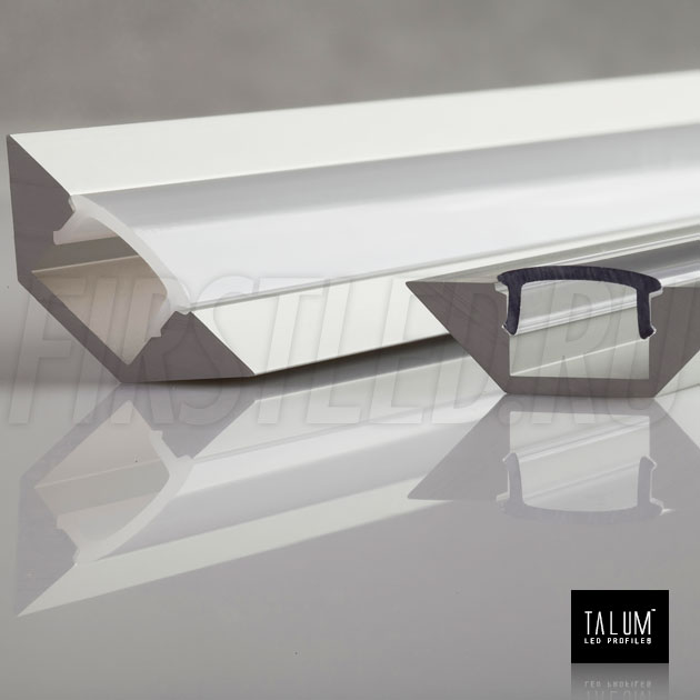 Угловой алюминиевый профиль TALUM C22.22A для подсветки