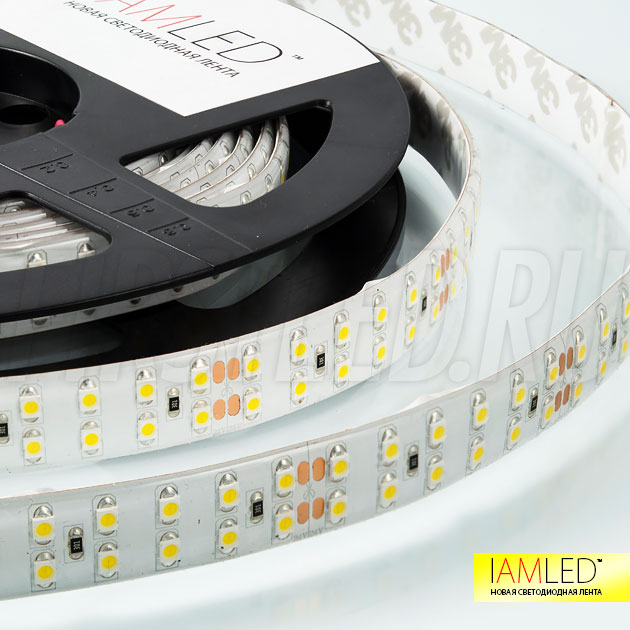 Влагозащищенная мультибелая лента IAMLED DOUBLE WHITE 240 (IP66) с силиконовым покрытием