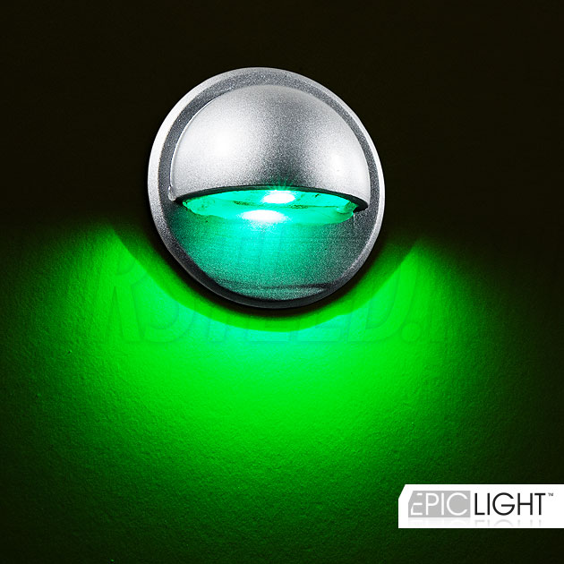 Зеленый оттенок светильника STEP.C (rgb подсветка)