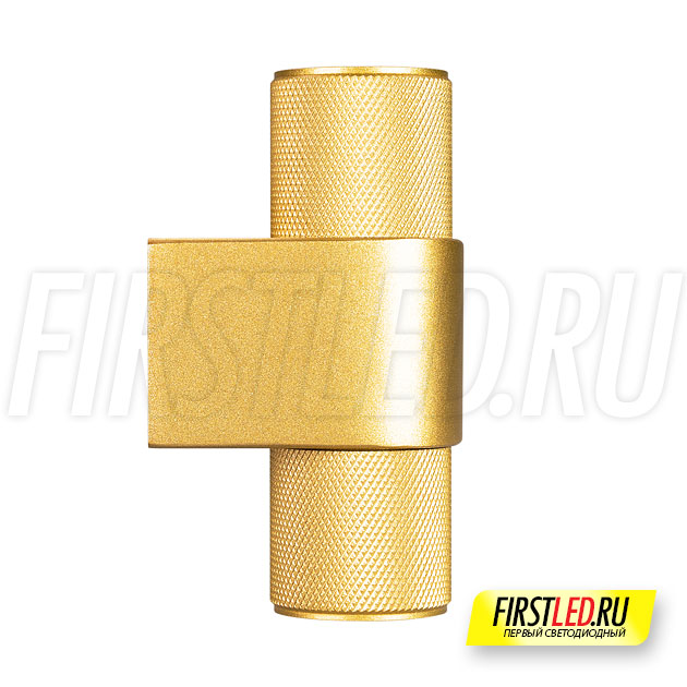 Настенный светодиодный светильник SPICY WALL MINI TWIN 2x3W GOLD (золотой)