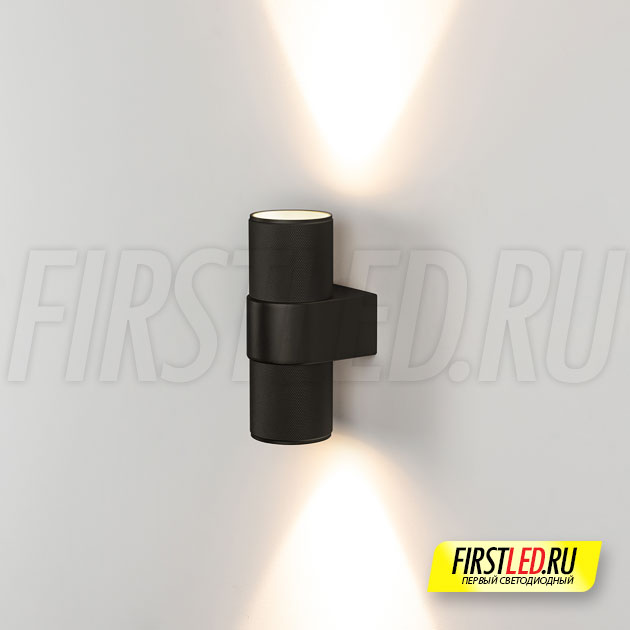 Настенный светодиодный светильник SPICY WALL TWIN 2x6W BLACK (черный)