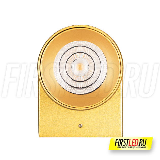Настенный светодиодный светильник SPICY WALL TWIN 2x6W GOLD (золотой)