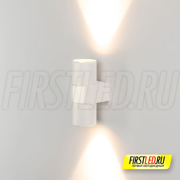 Настенный светодиодный светильник SPICY WALL TWIN 2x6W WHITE (белый)