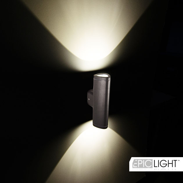 Накладной светодиодный светильник для стен c двойным направленным свечением WALL DUO
