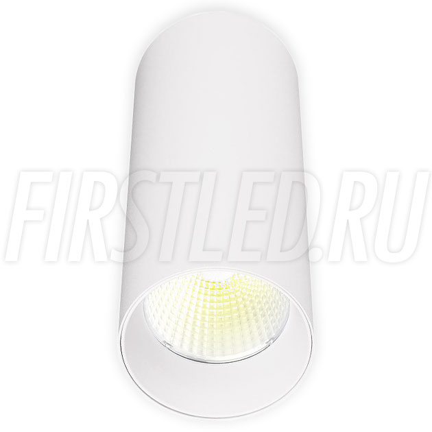 Накладной светодиодный светильник POLONIUM White 8W (белая вставка)
