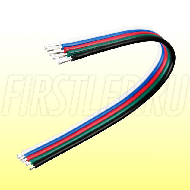 Провод RGBW 120мм (5 жил, 20AWG)