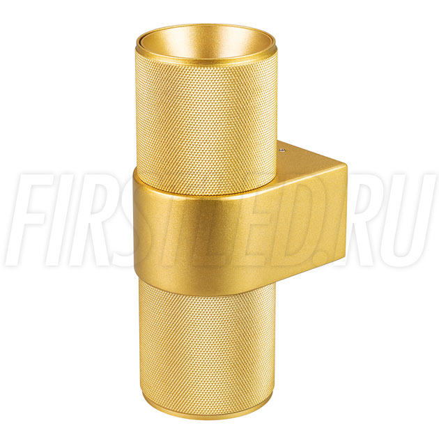 Настенный светодиодный светильник SPICY WALL TWIN 2x6W GOLD (золотой)