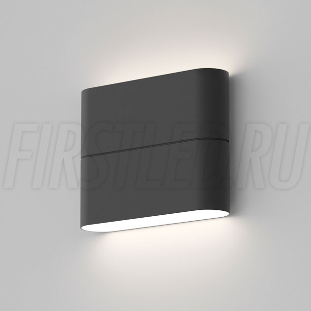 Настенный светодиодный светильник WALL FLAT 2x3W GREY (темно-серый)