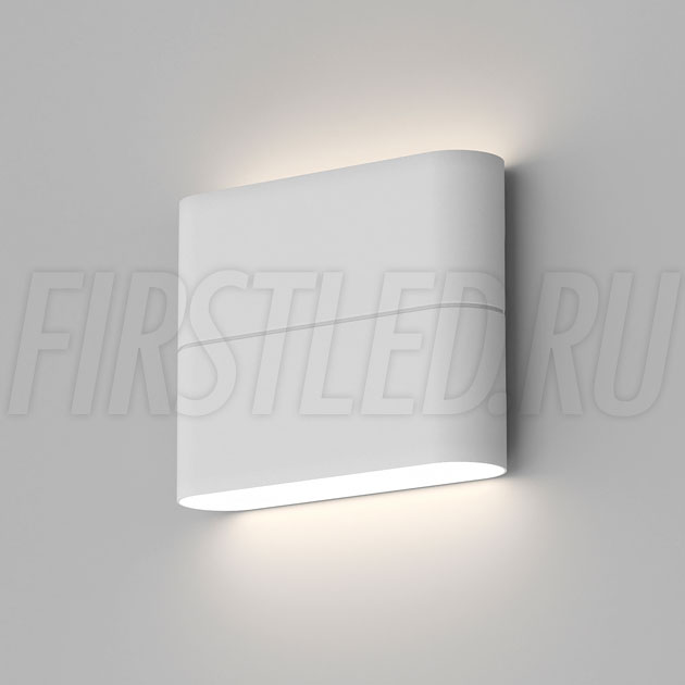 Настенный светодиодный светильник WALL FLAT 2x3W WHITE (белый)