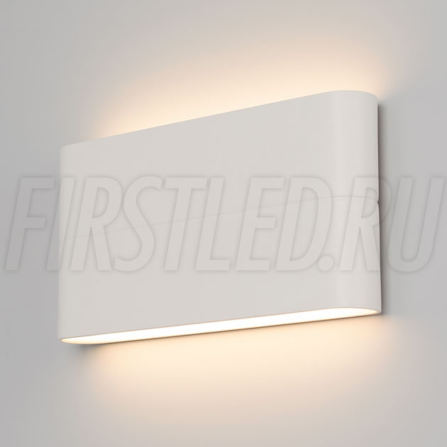 Настенный светодиодный светильник WALL FLAT 2x6W WHITE (белый)